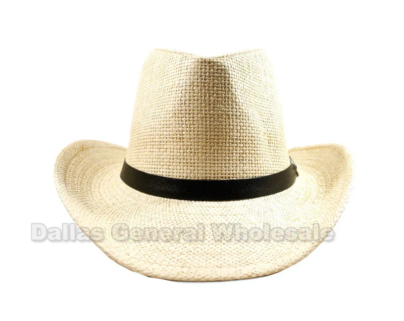 Adults Straw Dress Hats Wholesale