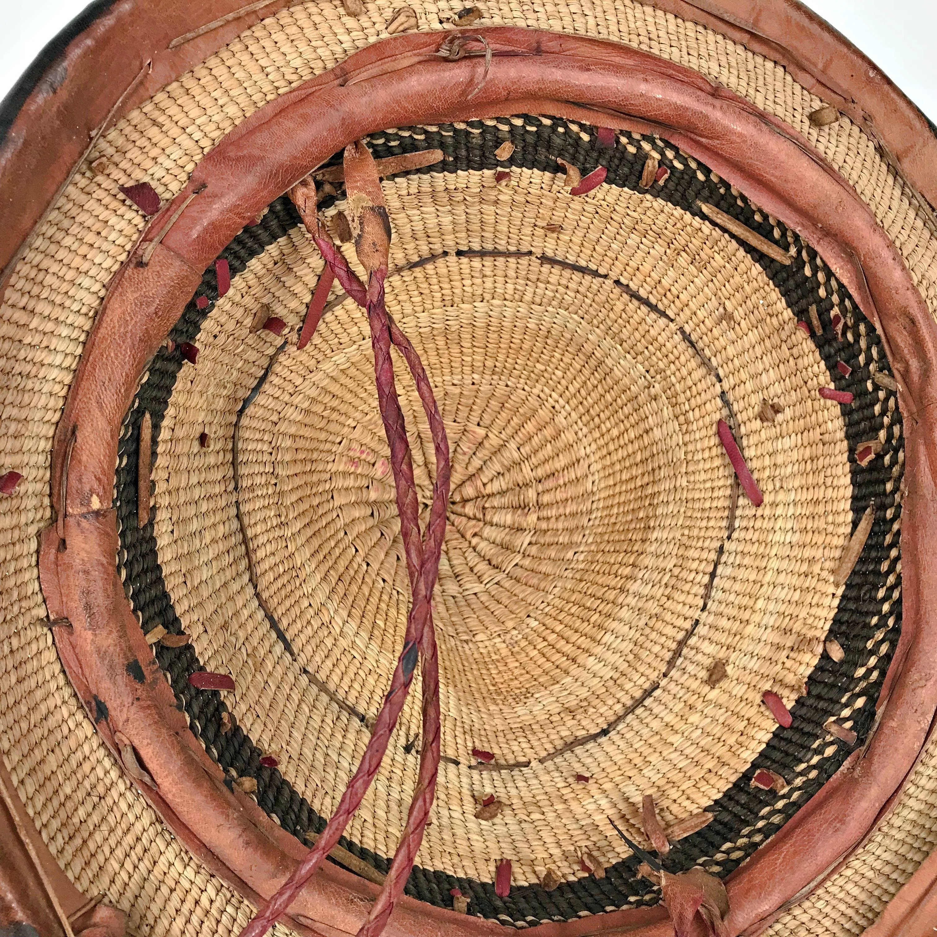 African Fulani Straw Hat - Burkina Faso