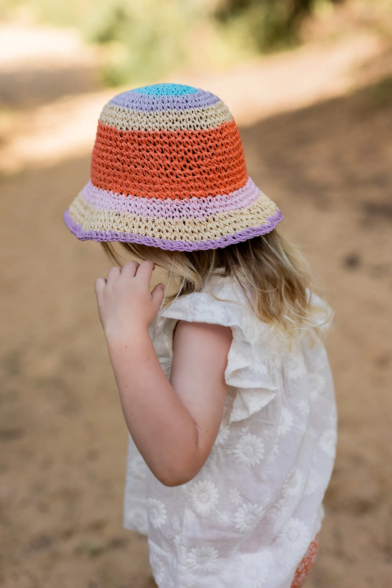 Astrid Crochet Straw Hat