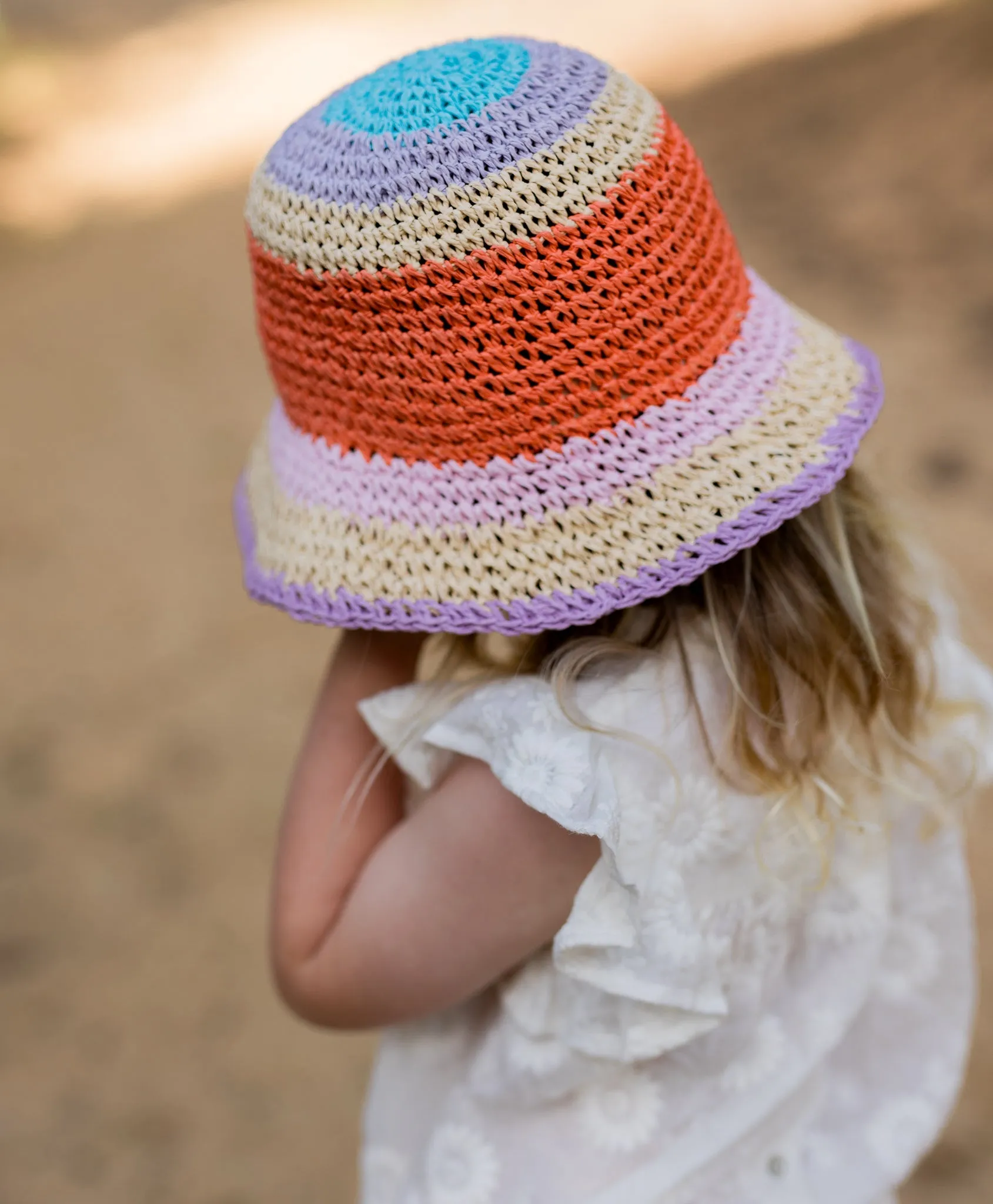 Astrid Crochet Straw Hat