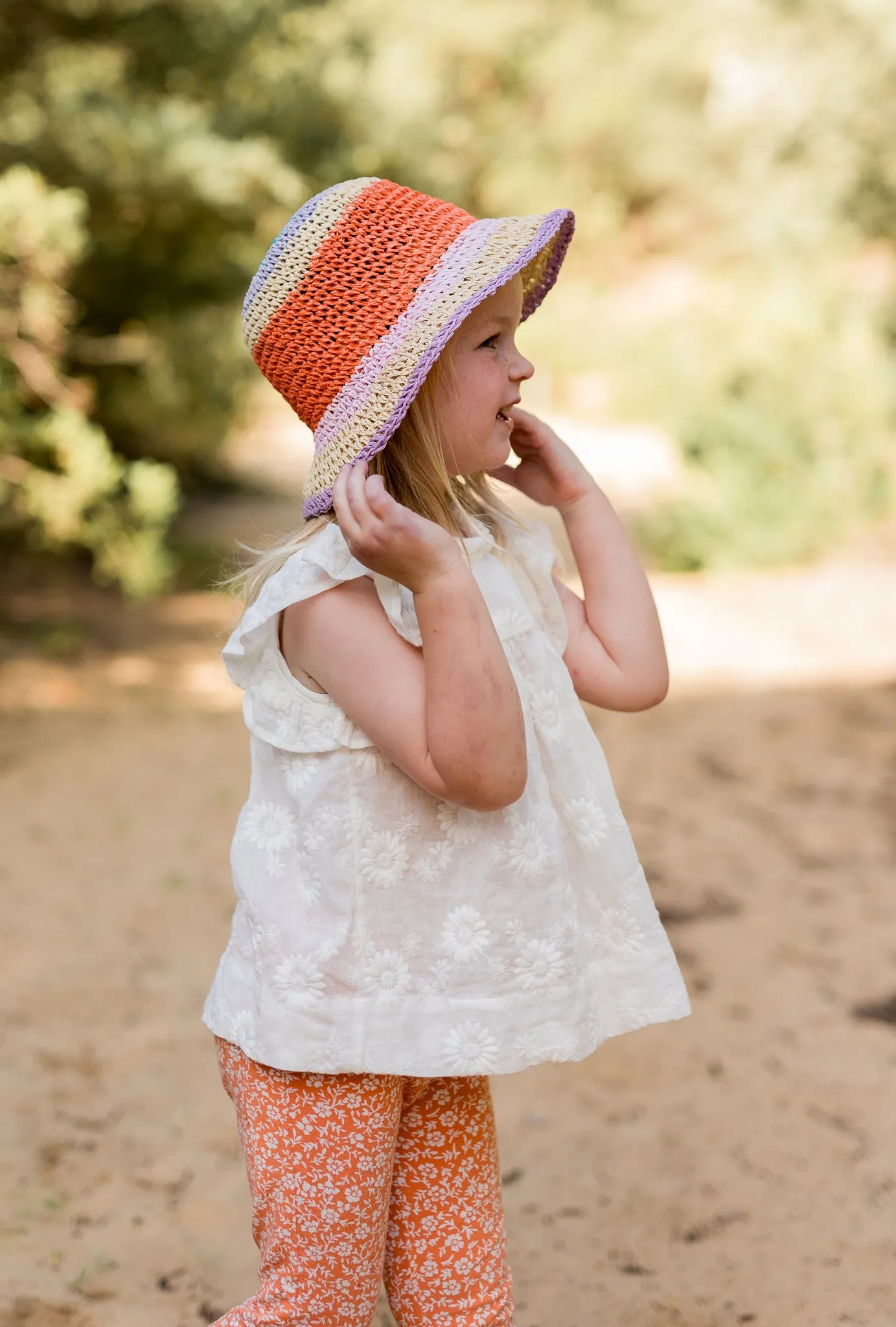 Astrid Crochet Straw Hat