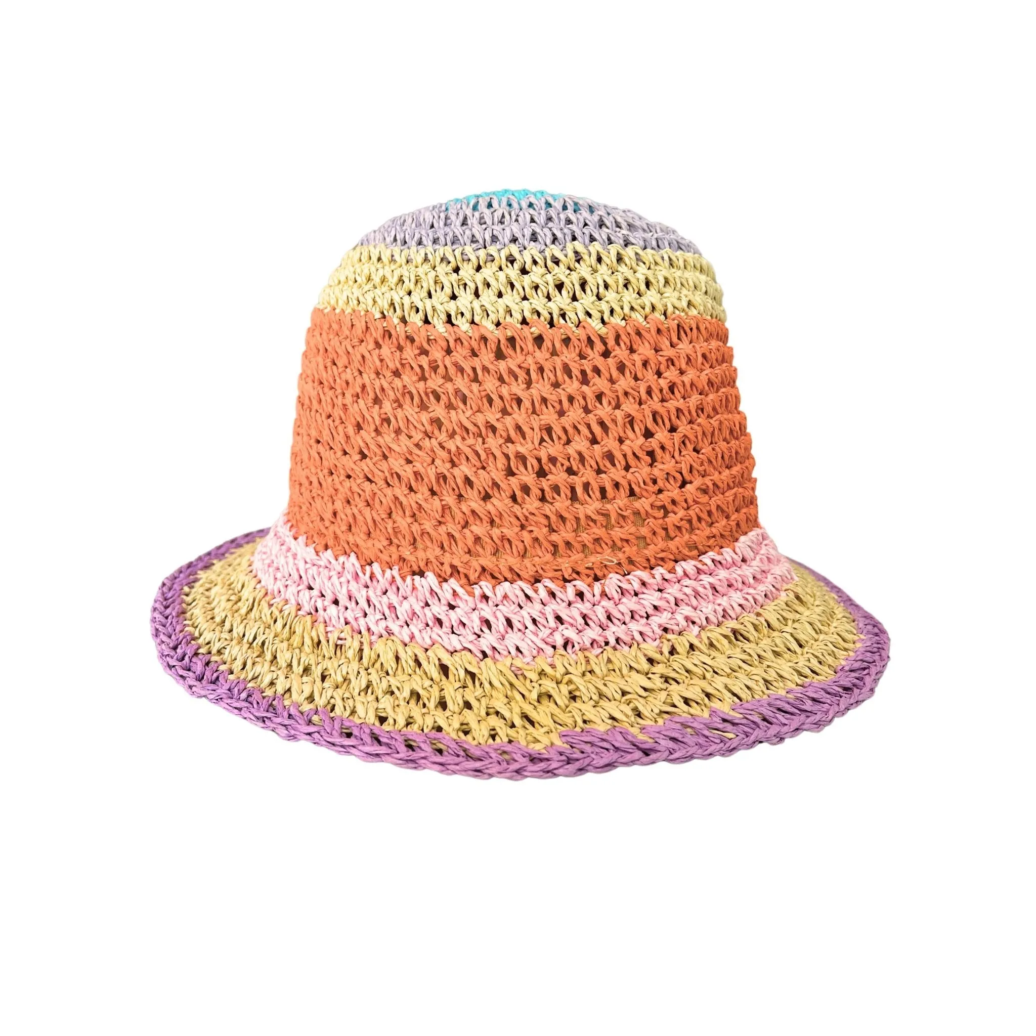 Astrid Crochet Straw Hat