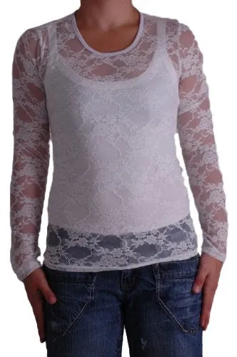 Aura Sheer Lace Tops