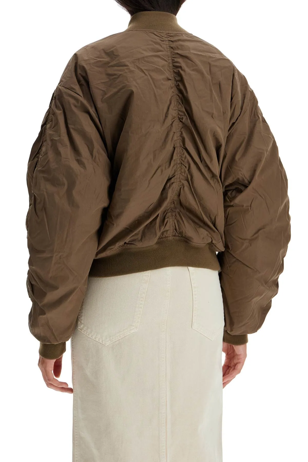 bessime oversized bomber jacket