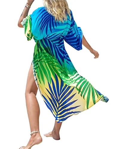 Bikini Kimono Cardigans: Long Swimwear Cover Ups