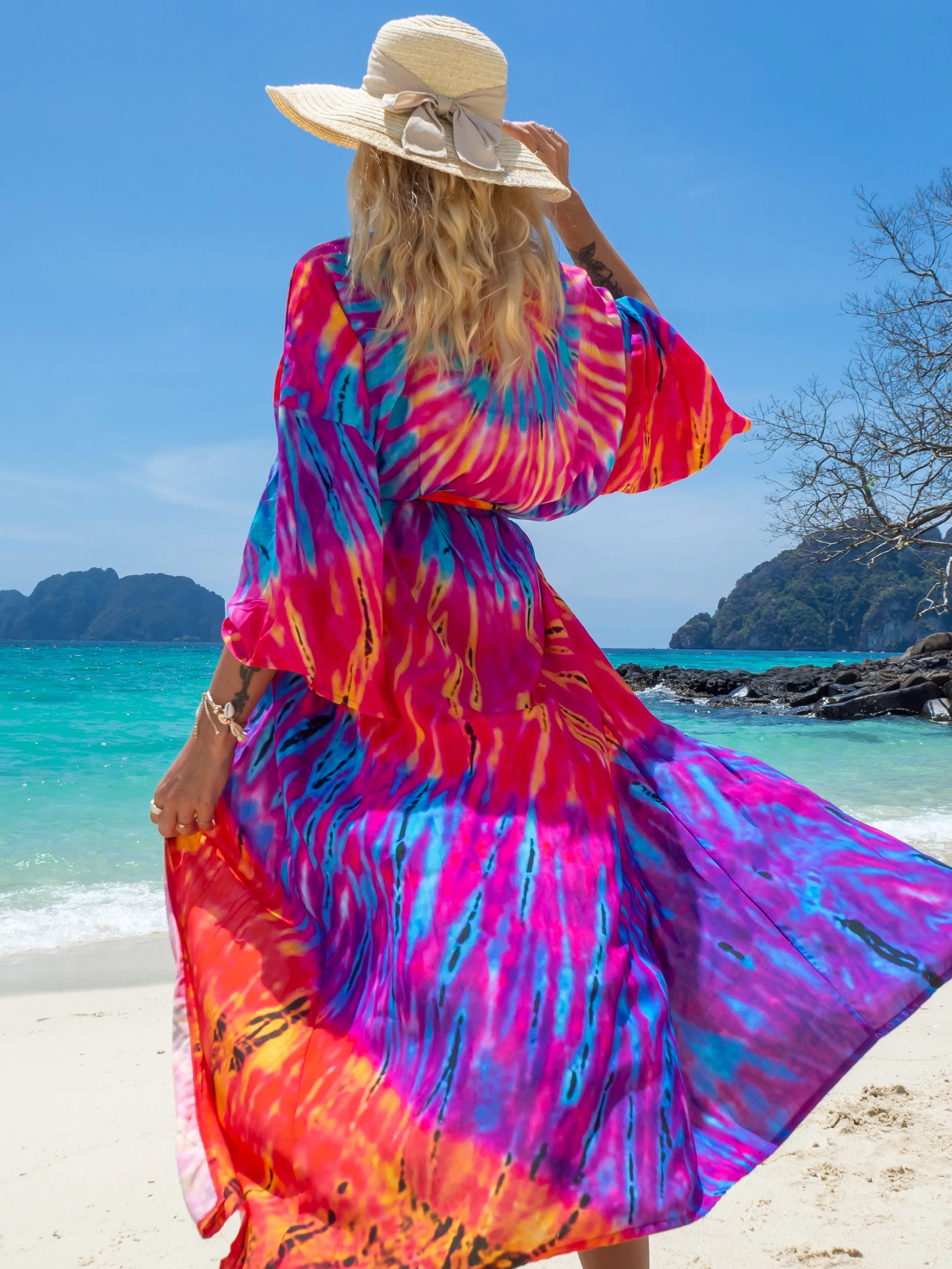 Bikini Kimono Cardigans: Long Swimwear Cover Ups