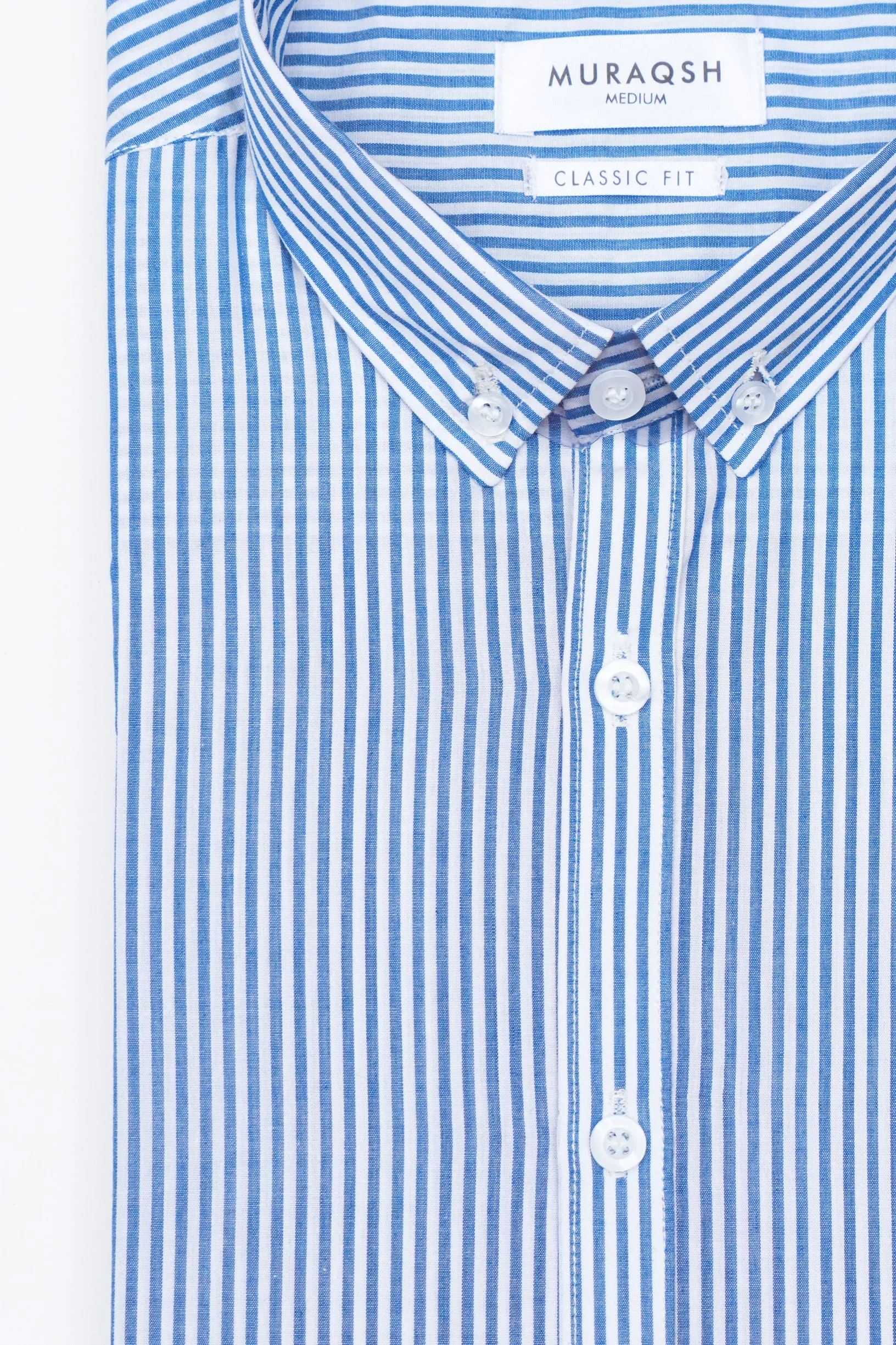 Blue Striped Casual Shirt - Men