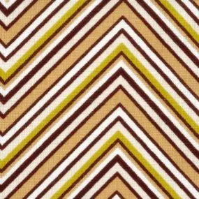 Brown Horizon Chevron Cotton Canvas - SKU 5883 #S58