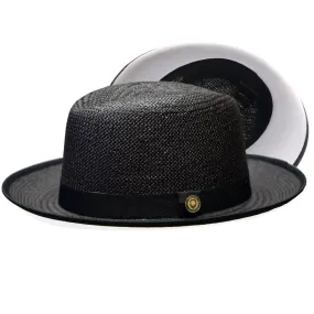 Bruno Capelo Empire White Bottom Straw Fedora