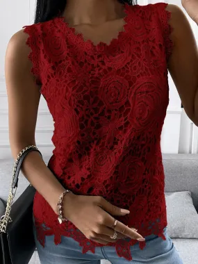 Casual Lace Tank