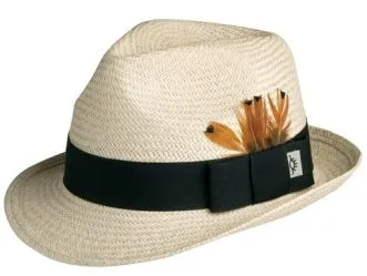 Conner Palm Straw Fedora Hat