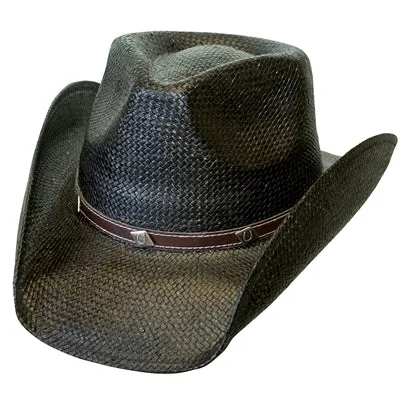 Conner Toyo Straw Horseshoe Band Western Hat