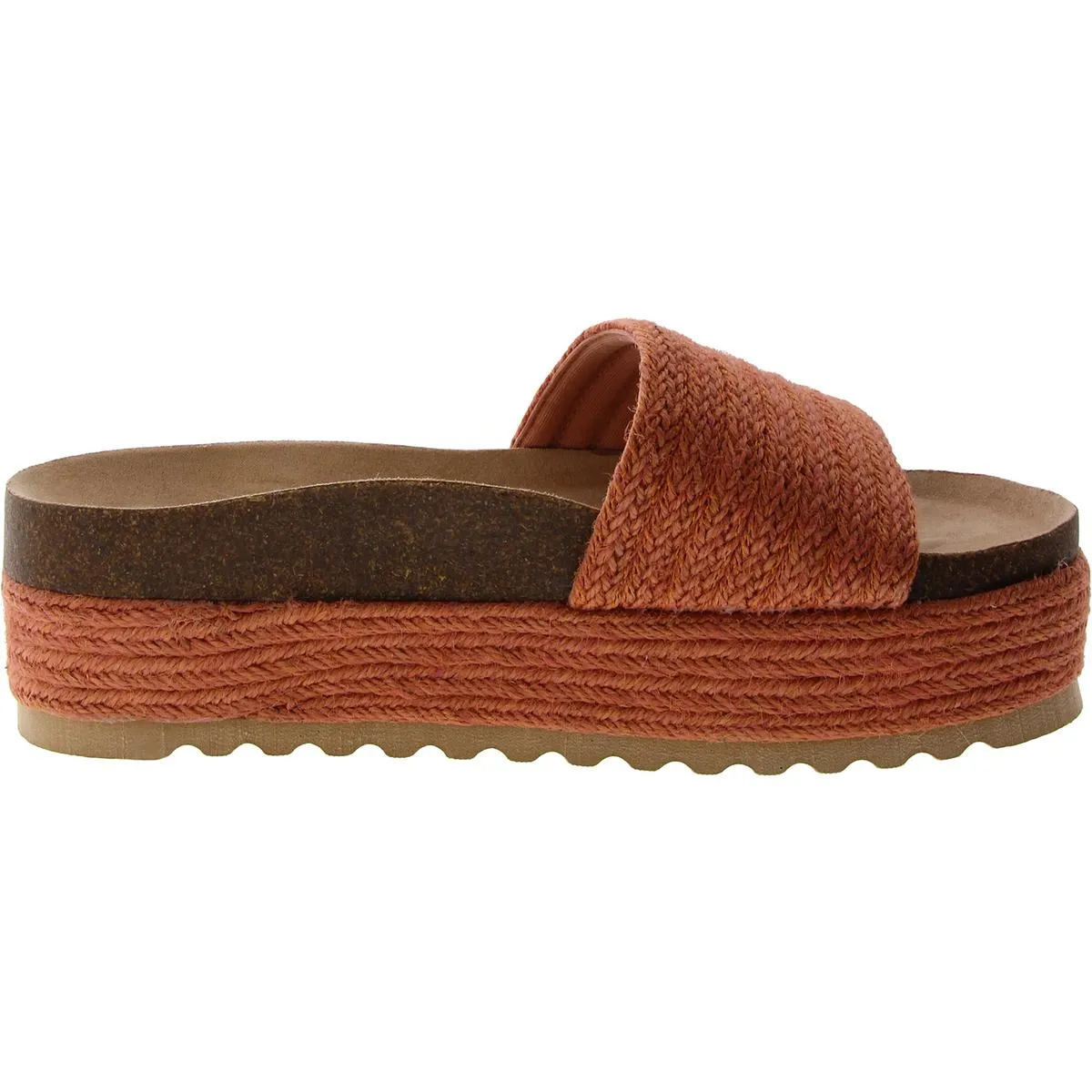 Dirty Laundry Womens Palm Desert Flatform Espadrilles Footbed Sandals