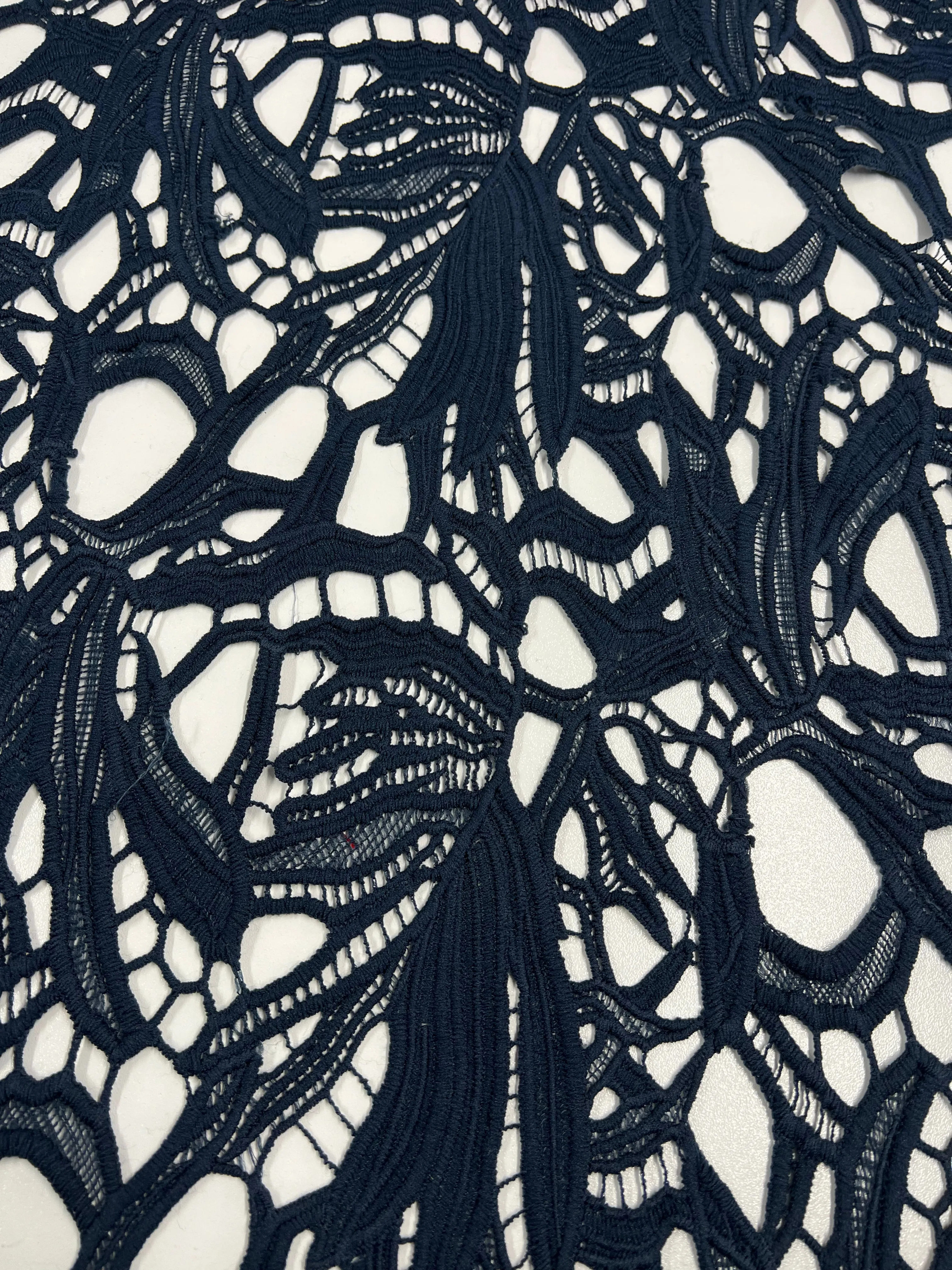 Evening Lace - Navy - 100cm