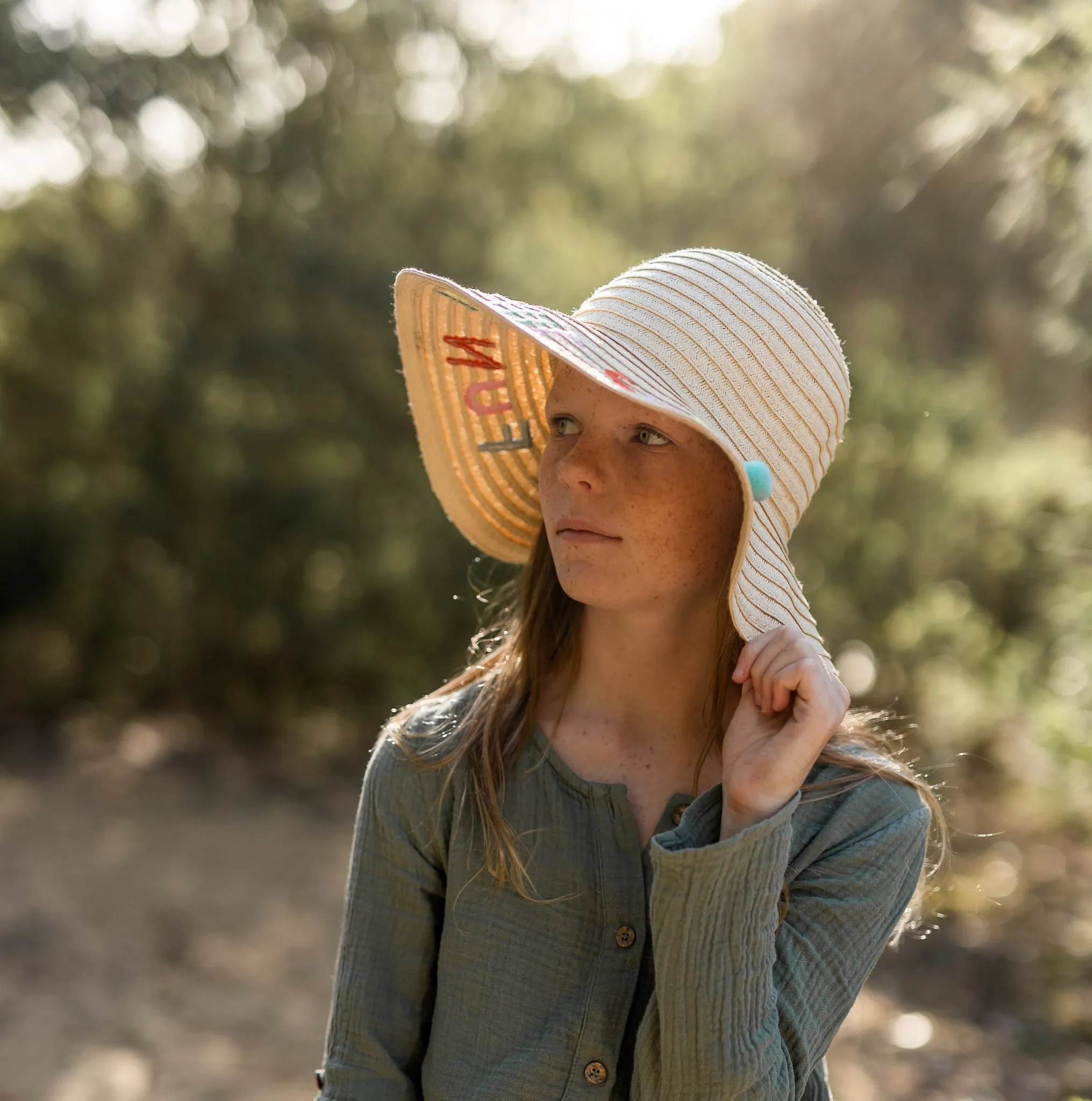 Fun In The Sun Wide Brim Hat