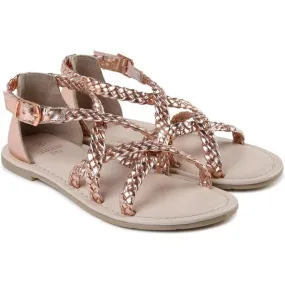 Girls Bronze Sandals