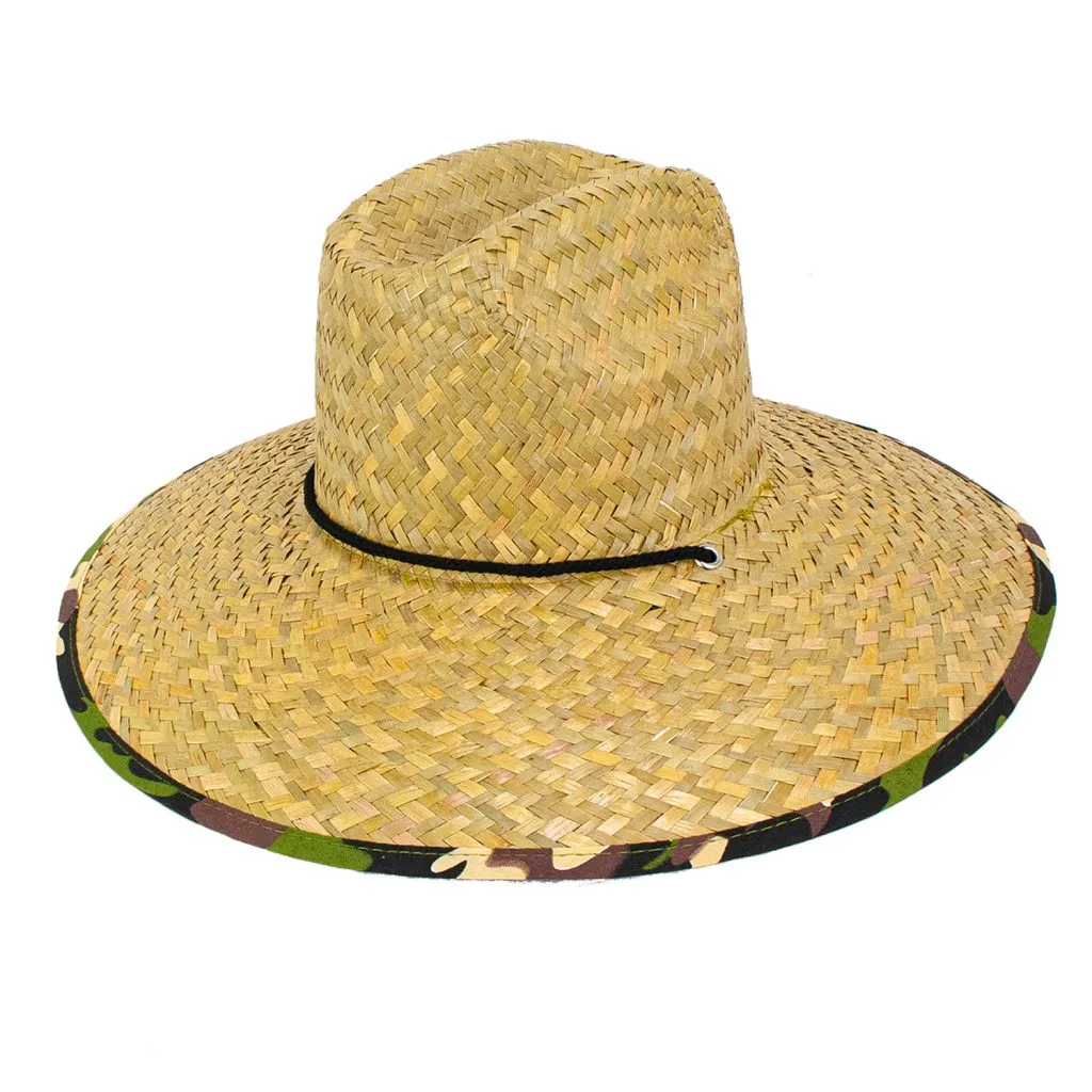 Goldcoast Chata Camo Straw Lifeguard Hat GCB4090