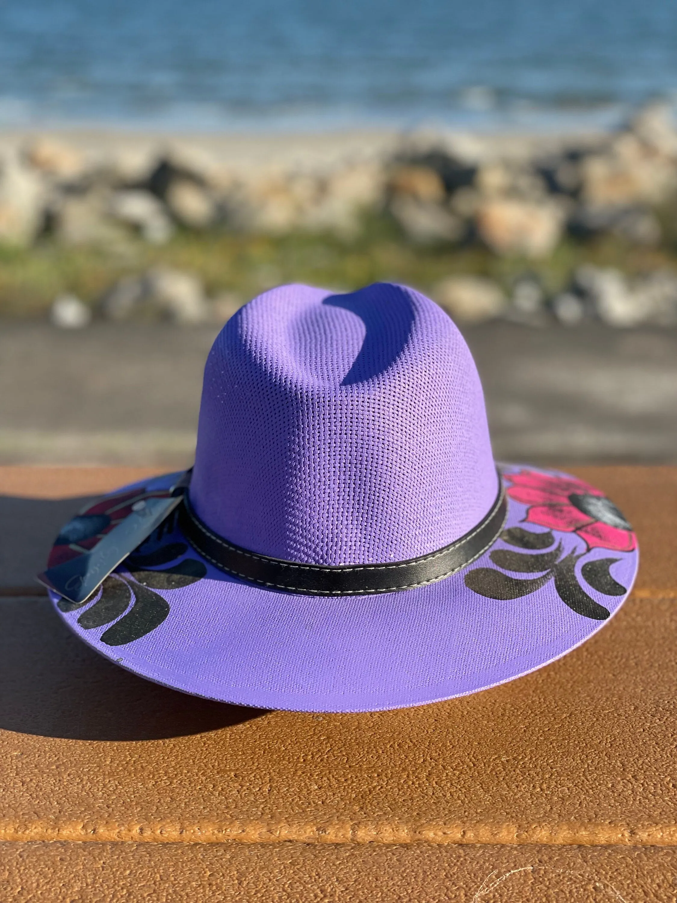 Hand Painted Hat, Painted Straw Hat, Straw Hat, Mexican Hat, Panama Hat, Summer Hat, Beach Hat, Men and Woman Hat