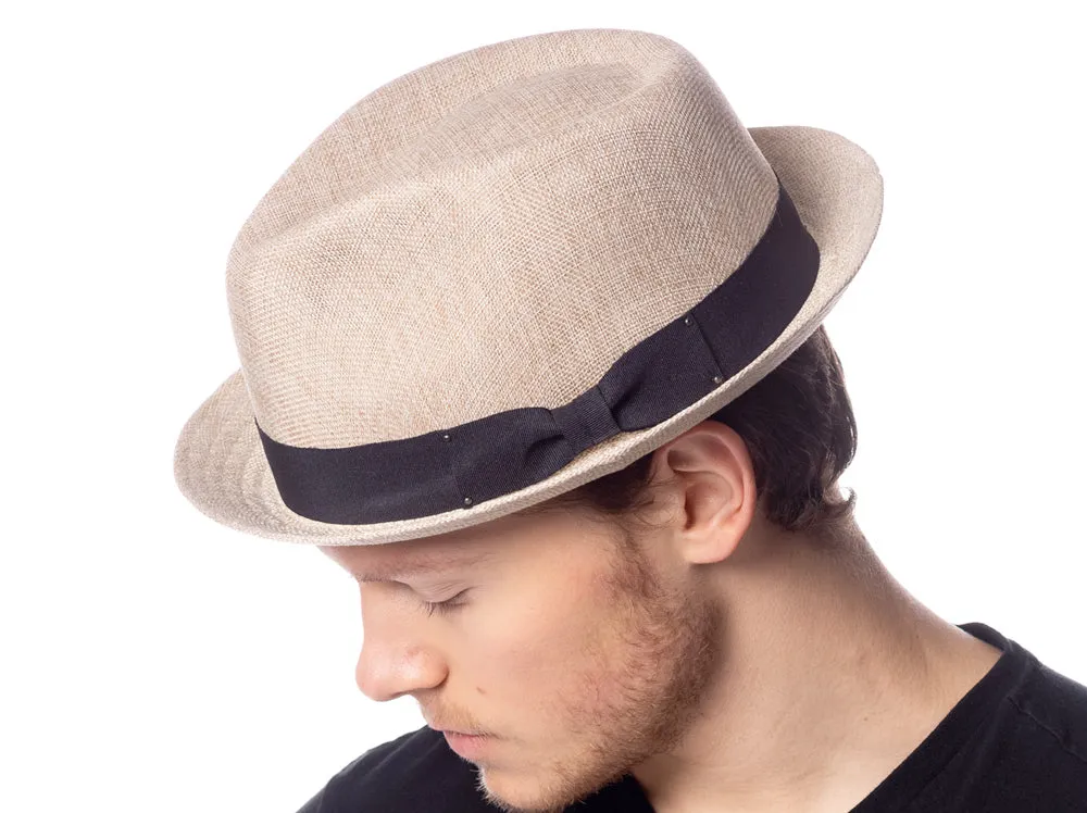 Linen Cotton Fedora Hat