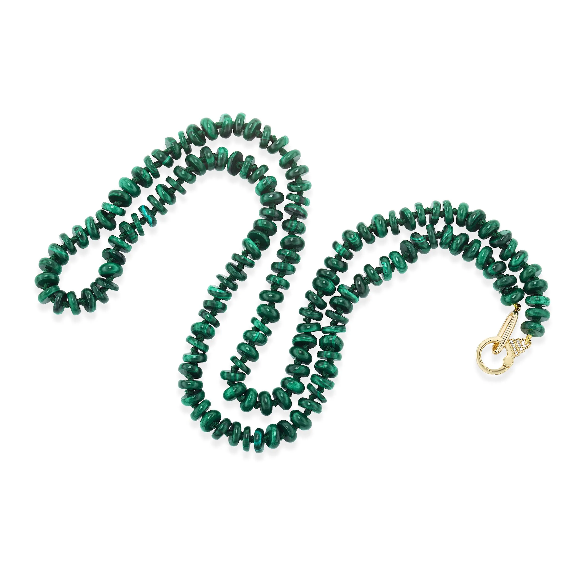 Malachite Beaded Necklace