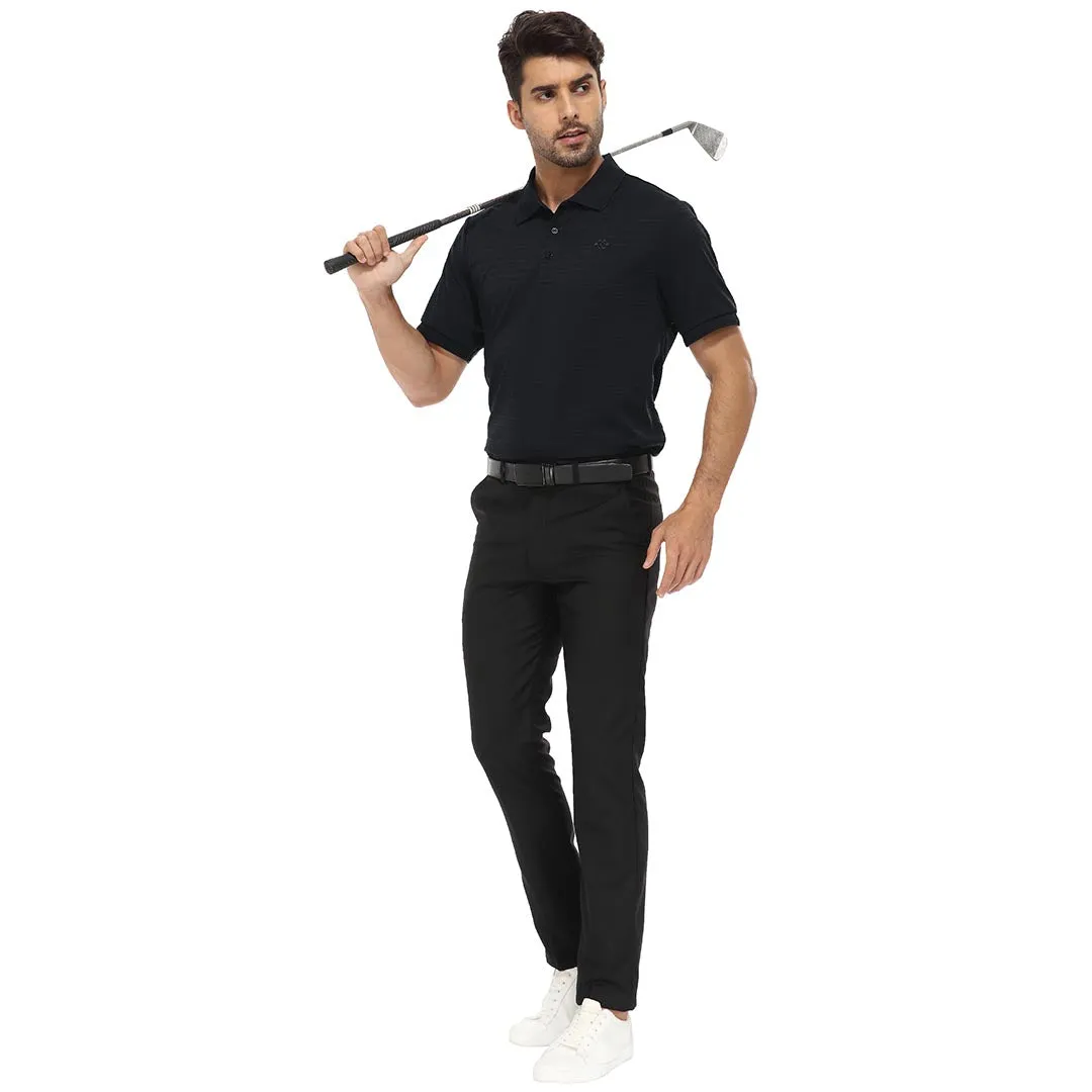 Men's Polo shirt Golf super soft striped collar shirt