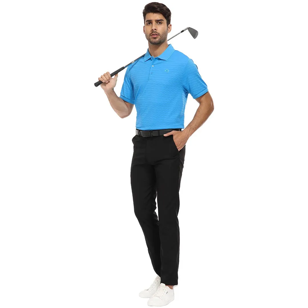 Men's Polo shirt Golf super soft striped collar shirt