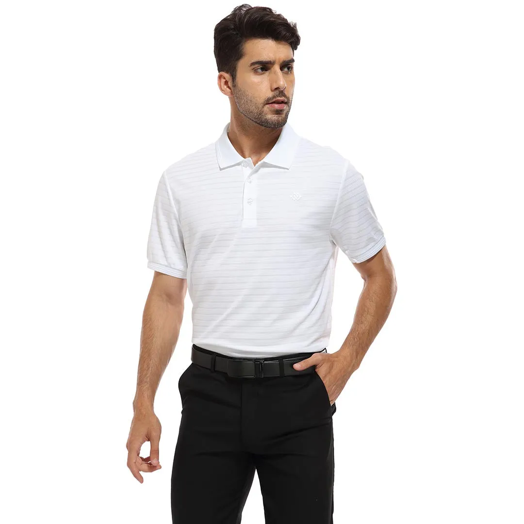 Men's Polo shirt Golf super soft striped collar shirt