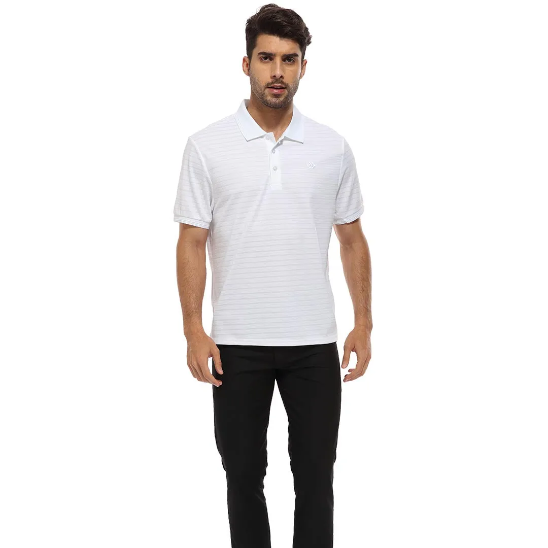 Men's Polo shirt Golf super soft striped collar shirt