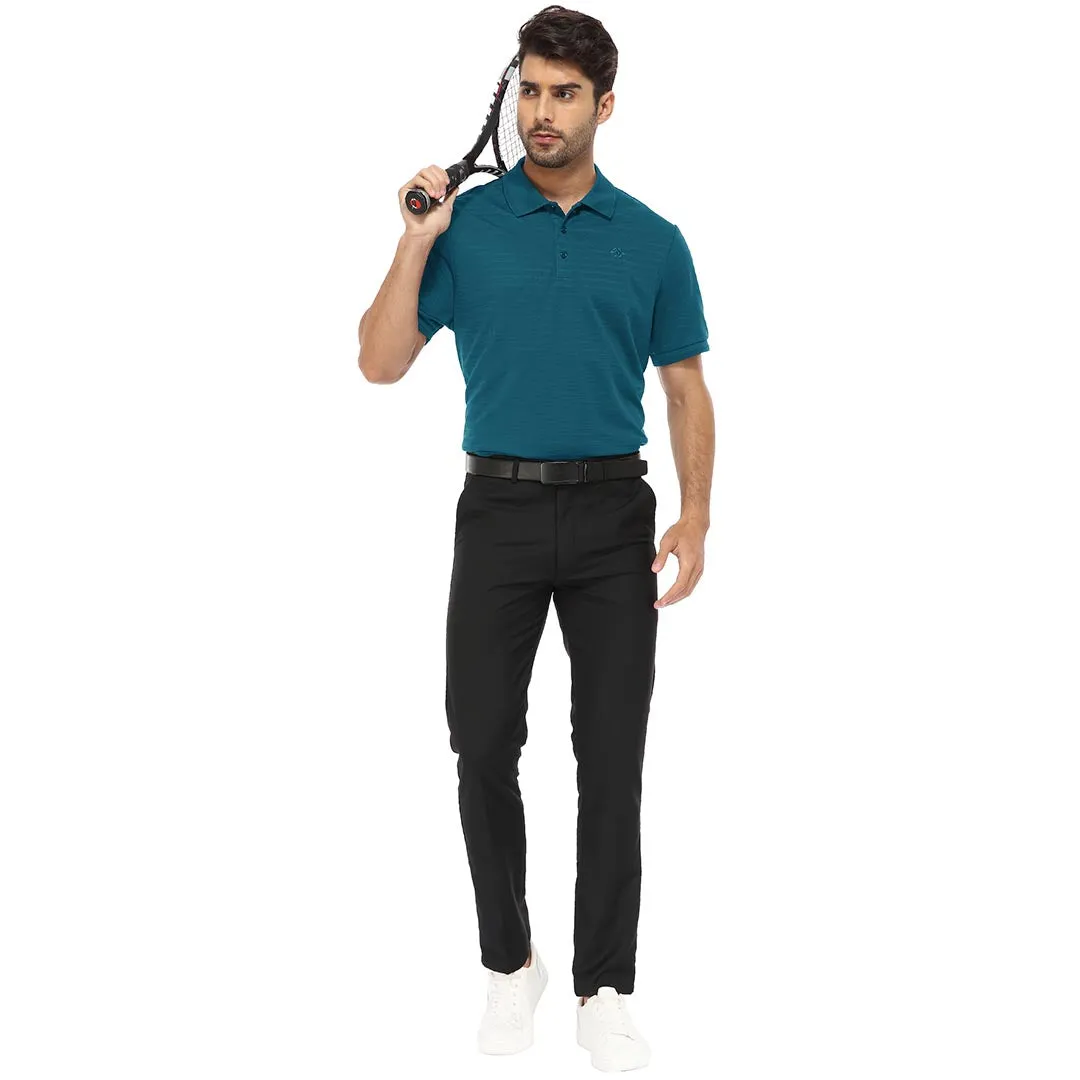 Men's Polo shirt Golf super soft striped collar shirt