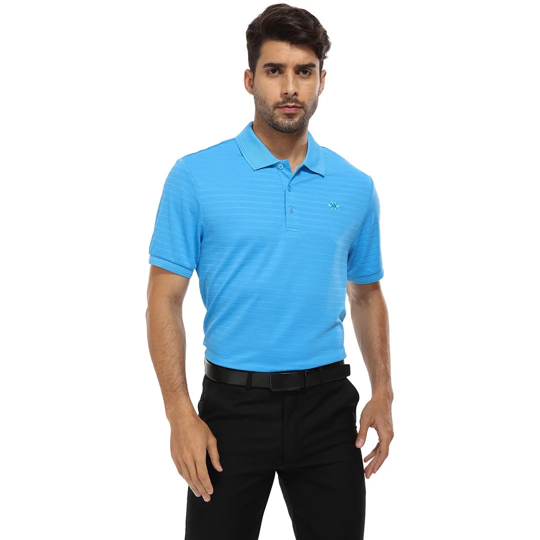 Men's Polo shirt Golf super soft striped collar shirt