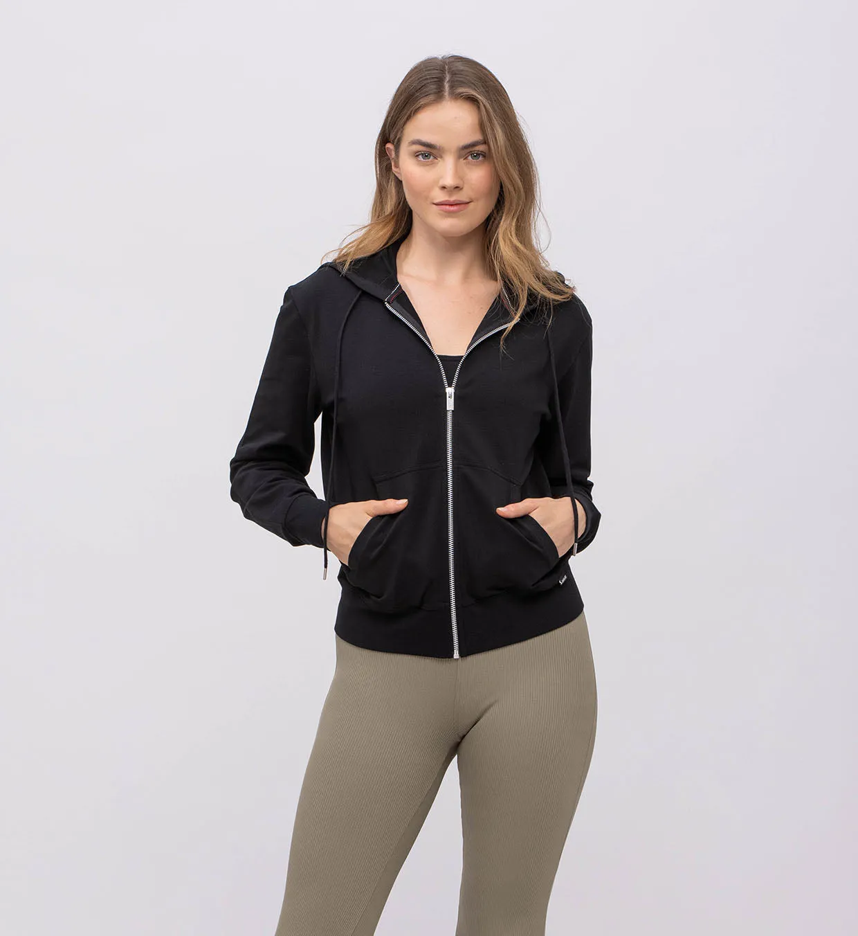 Mist Terry  Hoody   Zipper Women