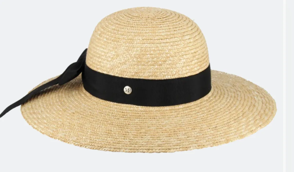 MODINNO FLECHET 100% NATURAL STRAW LARGE BRIM HAT