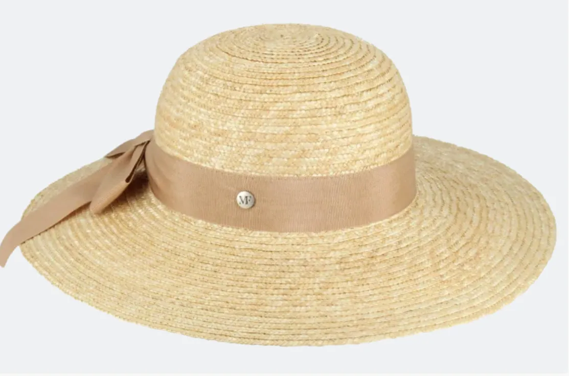 MODINNO FLECHET 100% NATURAL STRAW LARGE BRIM HAT