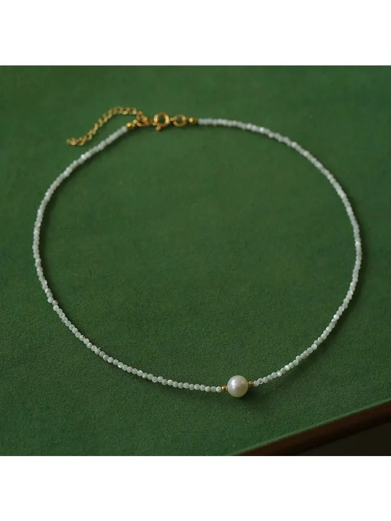 Natural Pearl Shell Passepartout Necklace