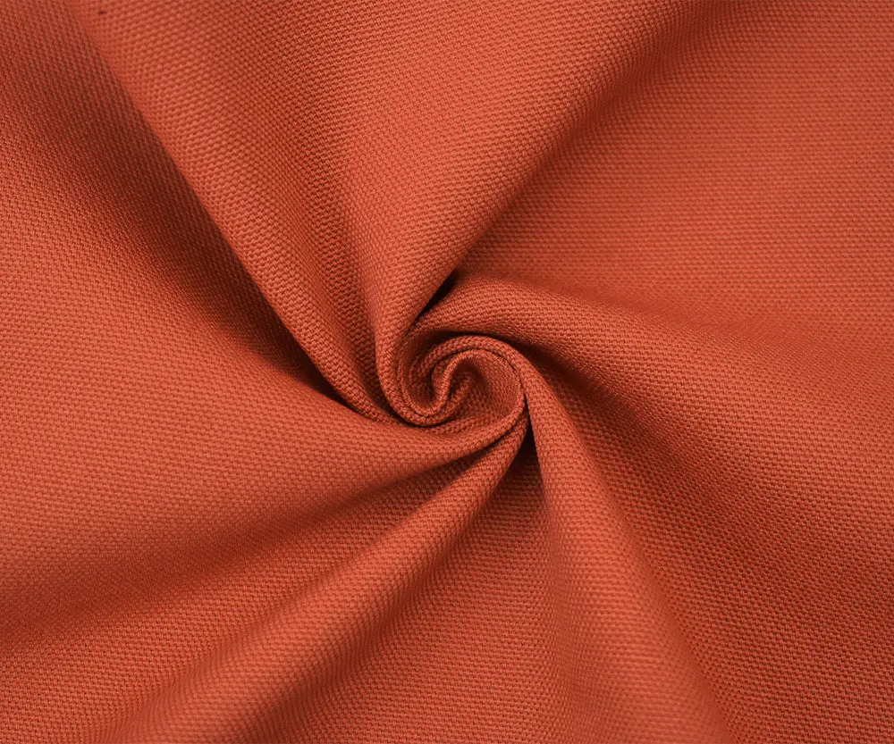 Orange 8 oz. Solid Cotton Canvas Woven Fabric