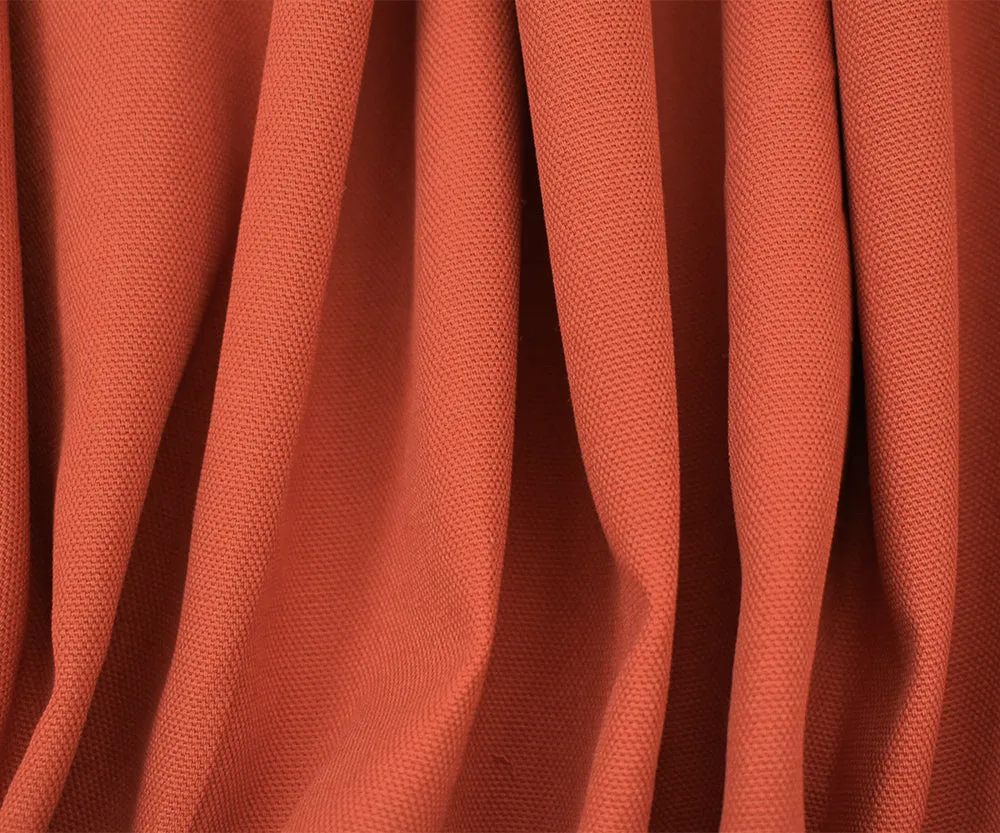 Orange 8 oz. Solid Cotton Canvas Woven Fabric