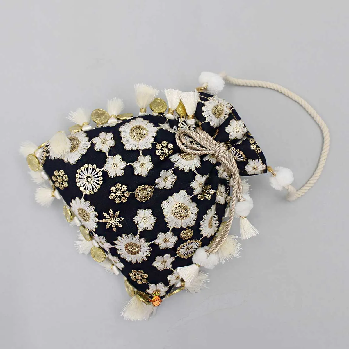 Pre Order: Stunning Embroidered Potli Bag