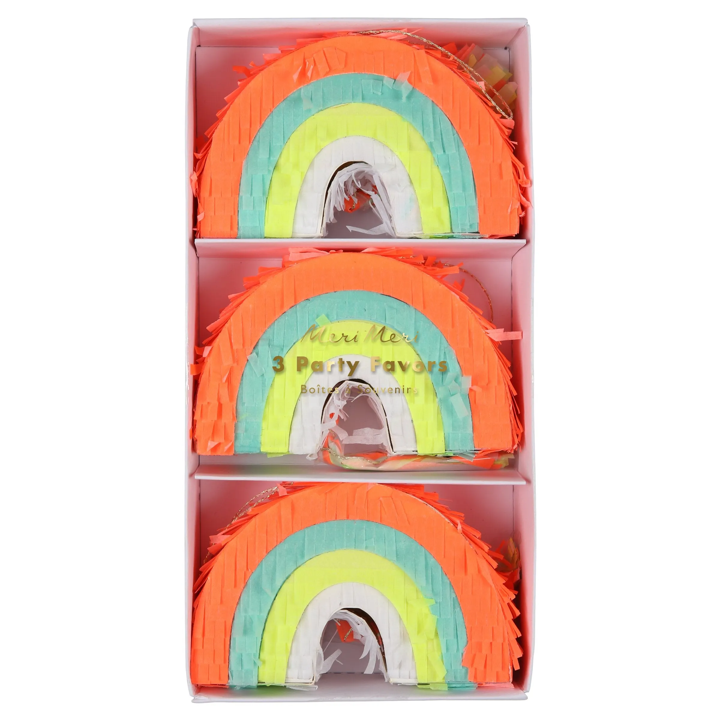 Rainbow Piñata Favours (x 3)