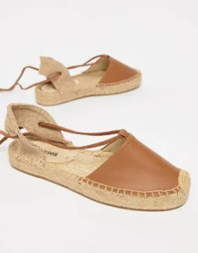 Soludos Leather Gladiator Espadrilles