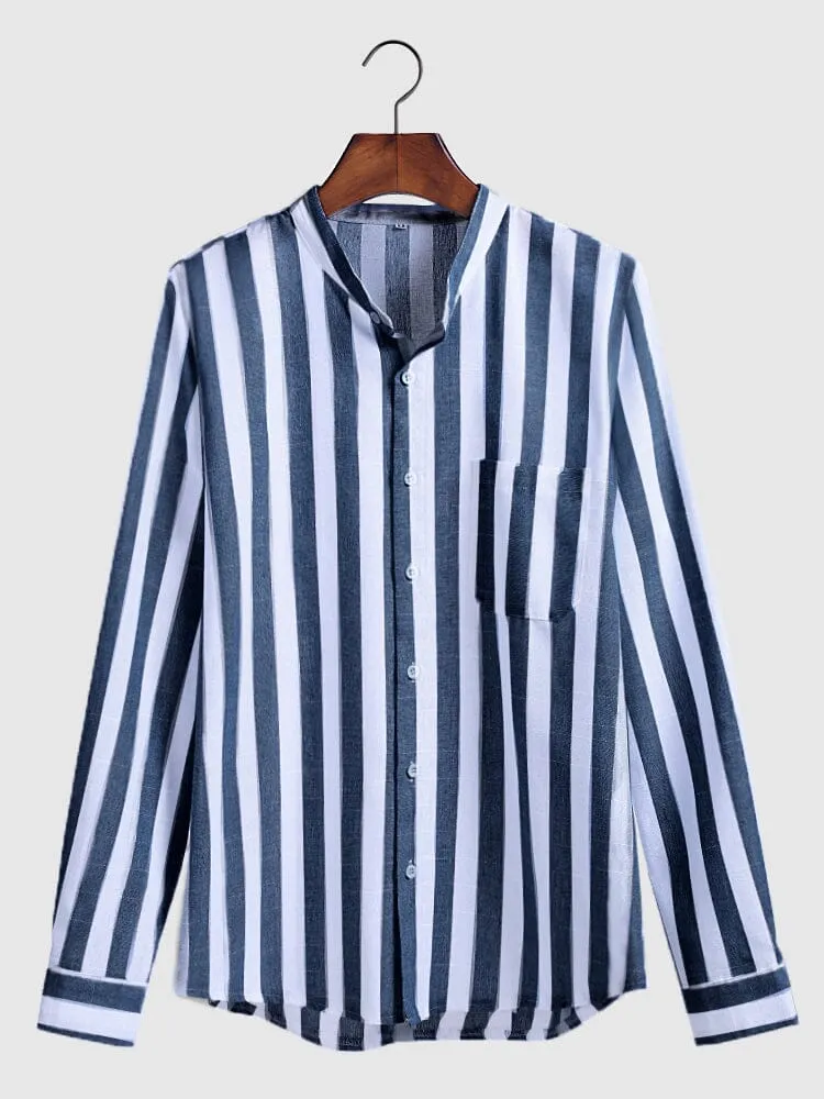 Striped Cotton Shirt 4