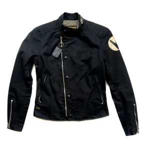 Vanson - Ladies Mota Jacket - Black Waxed Canvas