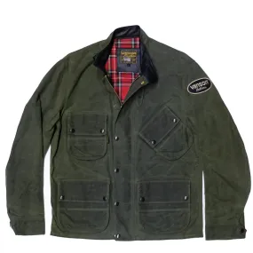 Vanson - Stormer Jacket - Olive Waxed Canvas